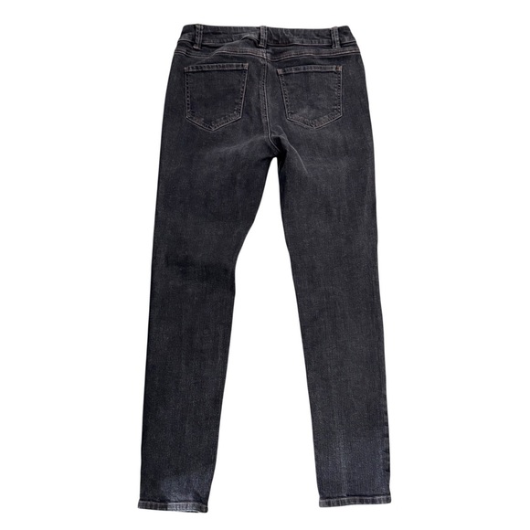 CAbi Jeans #202 Size 6 Skinny Ankle Gray Denim Black Wash Cotton-Spandex - Picture 4 of 9